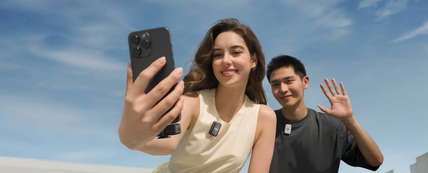 DJI Mic 2 - Hai màu trắng đen